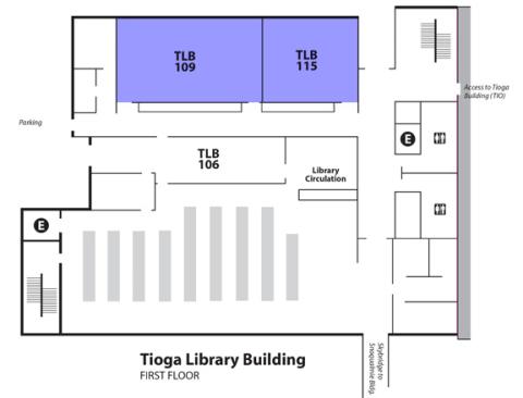 Tioga Library Building - Level 1